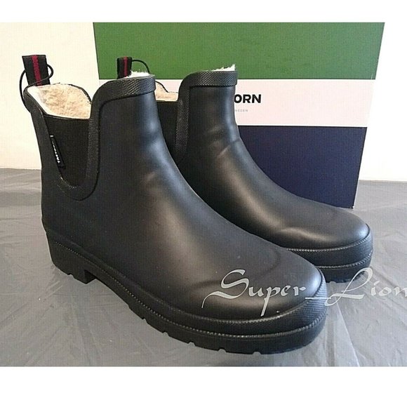 NEW Tretorn Lina Women's Chelsea Plush Lining Short Rain Boots - Picture 5 of 7